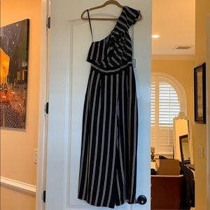 Striped jumpsuit